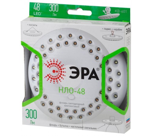 Фонарь кемпинговый 48xLED 3xAA KB-601 НЛО-48  Б0029178  ЭРА