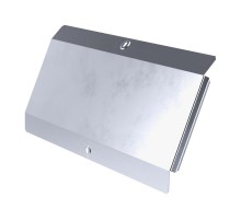 Крышка угла вертикального внешнего 45 градусов Стандарт INOX (AISI 316) 500  PR16.2955  Промрукав