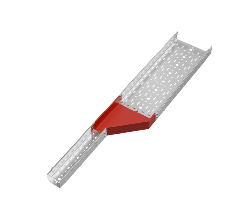 Переходник правый 80х100-300 мм "ПЛЮС" HD  PDplus80-100-300-R HD   КМ-профиль