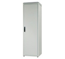 Шкаф напольный WZ-SZBD-010-HCAA-11-0000-011 19",SZBD,45U,2096x600х600мм,стальн.дв.,ручка с зам.с трехт. фикс.,сер. (RAL 7035)разобр.  32112  Zpas