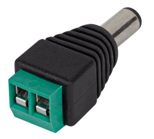 Разъем   R-DC01 DC питания штекер 2. 1х5. 5 с клеммной колодкой  Б0048308  ЭРА