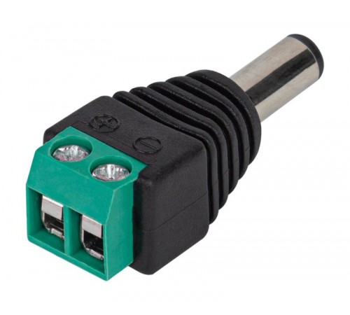 Разъем   R-DC01 DC питания штекер 2. 1х5. 5 с клеммной колодкой  Б0048308  ЭРА