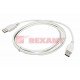 Шнур USB-A (male) штекер - USB-A (male) штекер, длина 1,8 метра (PE пакет)  18-1144  REXANT