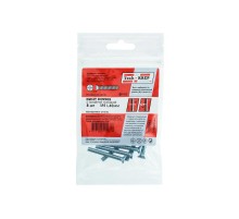 Винт DIN965 с потайной головкой оцинк. М5х40 (8 шт) - пакет ( 0,048 кг)  126593  Tech-KREP