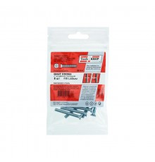 Винт DIN965 с потайной головкой оцинк. М5х40 (8 шт) - пакет ( 0,048 кг)  126593  Tech-KREP