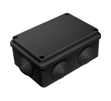 Коробка распределительная для о/п черная 120х80х50 (64шт/кор) IP55 безгалогенная (HF)  40-0340-9005  Промрукав