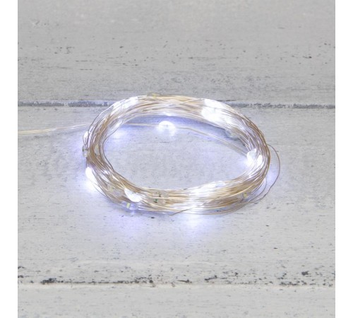 Гирлянда Роса 10 м, 100 LED, USB, белое свечение  315-975  NEON-NIGHT