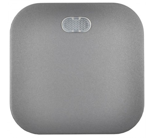 GLORY Выключатель 1-клавишный с индикацией о/у 10А ВС20-1-1-ХСм сталь матовый  EVH11-K46M-10  IEK