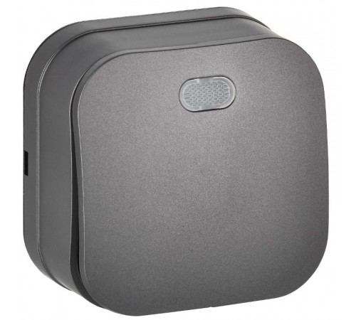 GLORY Выключатель 1-клавишный с индикацией о/у 10А ВС20-1-1-ХСм сталь матовый  EVH11-K46M-10  IEK