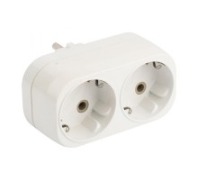 Разветвитель 2 гн. с/з плоский 16А 250B EKF PROxima  ARP16-2  EKF