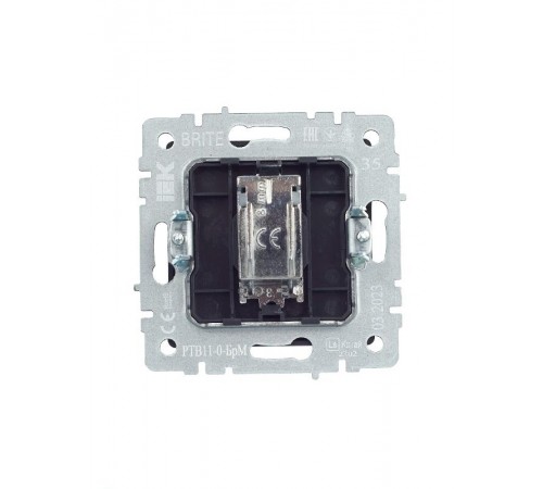 BRITE Розетка TV оконечная РТВ11-0-БрМ маренго   BR-A10-O-K35  IEK