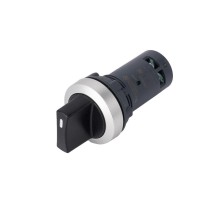 Переключатель SB7 моноблочный 22 мм 2 позиции с фиксацией, металл, 1НО+1НЗ, IP65  SB7ED25  SE