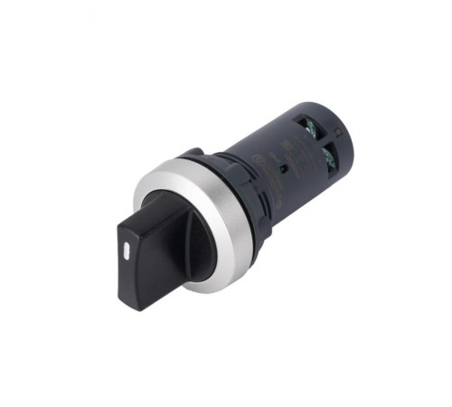 Переключатель SB7 моноблочный 22 мм 2 позиции с фиксацией, металл, 1НО+1НЗ, IP65  SB7ED25  SE