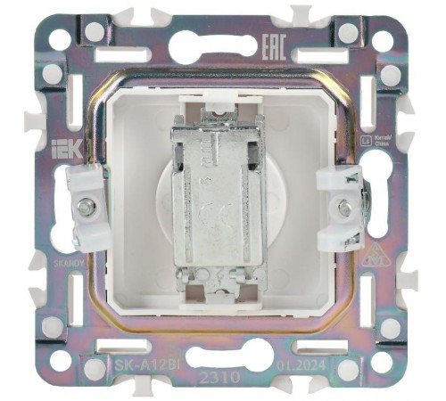 SKANDY Розетка TV оконечная SK-A12Bl черный  SK-A10-O-K02  IEK