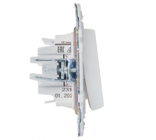 SKANDY Выключатель 3-клавишный 10А SK-V11W арктический белый  SK-V30-0-10-K01  IEK