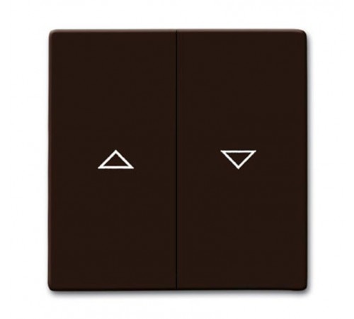 Клавиша для мех. выкл. жалюзи 2000/4 US и 2020/4 US, с маркировкой, IP44, серия Allwetter 44, цвет коричневый  1731-0-1970   2CKA001731A1970  ABB