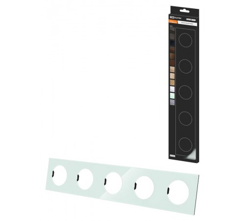 Рамка пятирная фисташковая, стекло, "Байкал"   SQ1819-0106  TDM