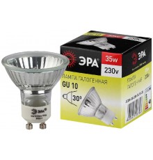 Лампа галогенная 35Вт 220В GU10 JCDR (MR16)  C0027385  ЭРА