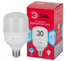 Лампа светодиодная  RED LINE LED POWER T80-30W-4000-E27 R  30Вт колокол нейтральный белый свет   Б0063849  ЭРА