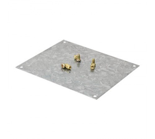 Монтажная пластина из оцинк. стали 133х109 мм, для коробок 154х129 мм  653012  DKC