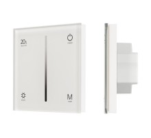 Панель SMART-P6-DIM-G-IN White (12-24V, 4x3A, Sens, 2.4G) (Arlight, IP20 Пластик, 5 лет)  034781  Arlight