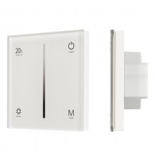 Панель SMART-P6-DIM-G-IN White (12-24V, 4x3A, Sens, 2.4G) (Arlight, IP20 Пластик, 5 лет)  034781  Arlight