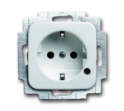 Розетка Schuko с индикацией LED, Reflex, белый  2013-0-5281   2CKA002013A5281  ABB