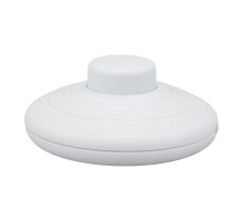 Выключатель-кнопка 250V 2А ON-OFF белый (напольный - для лампы)  36-3015  REXANT