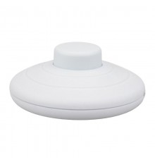 Выключатель-кнопка 250V 2А ON-OFF белый (напольный - для лампы)  36-3015  REXANT