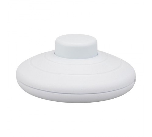 Выключатель-кнопка 250V 2А ON-OFF белый (напольный - для лампы)  36-3015  REXANT