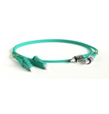 Патч-корд FC-D2-503-LC/PR-ST/PR-H-30M-LSZH-AQ волоконно-оптический (шнур) MM 50/125(OM3), LC-ST, duplex, LSZH, 30 м  247712  Hyperline