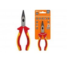 Длинногубцы изогнутые диэлектрические, 160 мм, 1000 В, CR-V, "ЭкспертЭлектрик"  SQ1010-0107  TDM