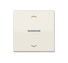 Клавиша для KNX кнопки, 1 группа с окошком и символами "стрелки"; дюропласт; слоновая кость  AS101KO5P  Jung