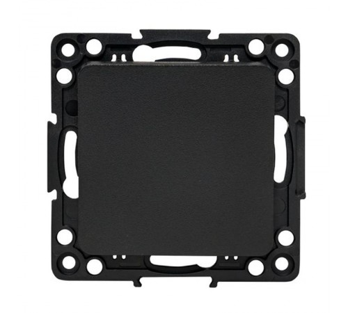 Стокгольм Механизм Выключателя 1-кл. 10А в/к черный  EZV10-021-20  EKF PROxima