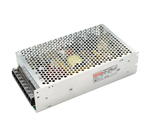 Блок питания HTS-200M-12 (12V, 16.7A, 200W)  014983   Arlight