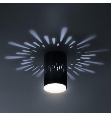 Светильник настенно-потолочный спот OL11 LD GX53 BK черный, подсветка 1 W  Б0050270  ЭРА