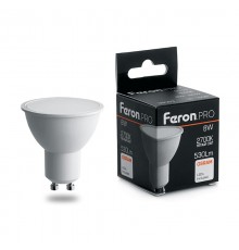 Лампа светодиодная .PRO LB-1608 GU10 8W 2700K OSRAM LED  38092  Feron