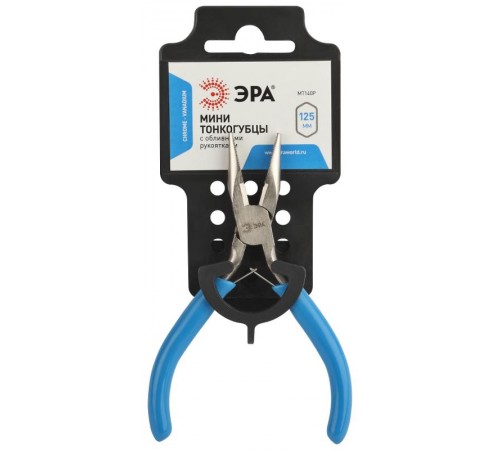 Тонкогубцы 125 мм мини обливные рукоятки  Б0055908  ЭРА