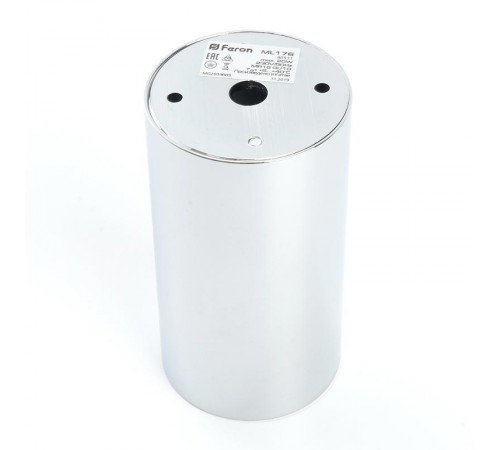 Светильник накладной потолочный под лампу, спот, ML176 MR16 20W 220V, хром  40511  Feron