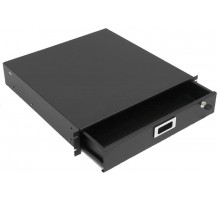 Ящик для документов WZ-SB67-00-00-161 2U x 415 x 465 mm, цвет черный (RAL 9005) (SZB-67-00-00/9005)  16542  Zpas