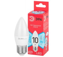 Лампа светодиодная RED LINE LED B35-10W-840-E27 R Е27 / E27 10 Вт свеча нейтральный белый свет  Б0050696  ЭРА