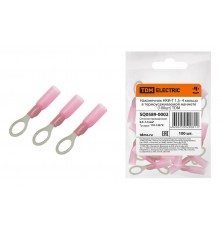 Наконечник НКИ-Т 1,5-4 кольцо в термоусаживаемой манжете (100шт)  SQ0589-0002  TDM