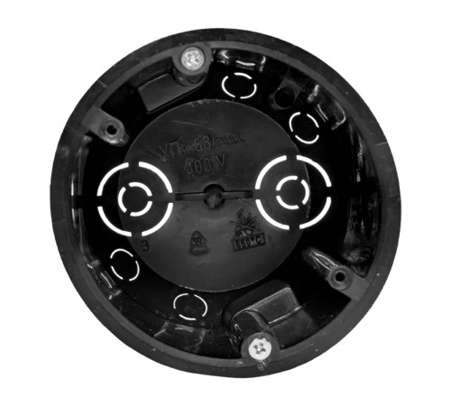 Коробка установочная универсальная КМП-020-028 углубленная с мет. лапками и крышкой (80х70) розн стикер EKF  plc-kmp-020-028-r  EKF