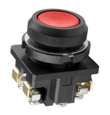 КЕ-011 У3 исп.1, красный, 2з, цилиндр, IP40, 10А ,660В, выключатель кнопочный (ЭТ)  ET509951  Электротехник