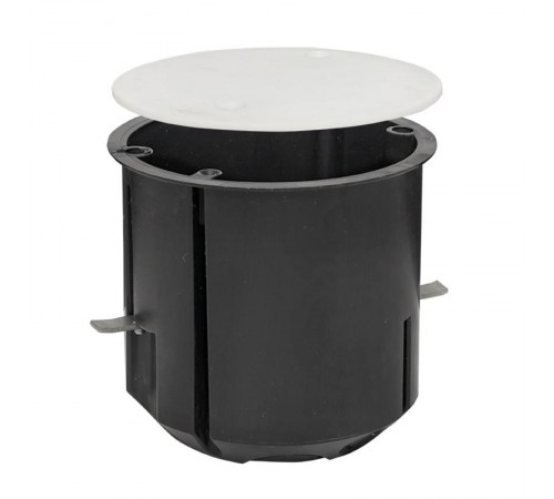 Коробка установочная универсальная КМП-020-028 углубленная с мет. лапками и крышкой (80х70) розн стикер EKF  plc-kmp-020-028-r  EKF