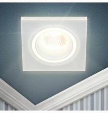 Светильник встраиваемый декоративный DK91 WH MR16/GU5.3 белый  Б0054360  ЭРА