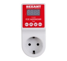 Реле напряжения "вилка-розетка" c дисплеем 16А  10-6040  REXANT