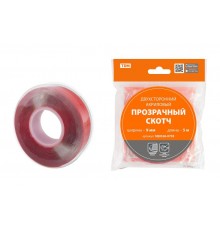 Двухсторонний акриловый прозрачный скотч ширина 9 мм длина 5 м  SQ0526-0705  TDM
