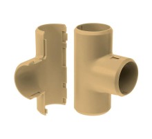 Тройник разборный сосна д25 (30шт/300шт уп/кор)  PR13.0289  Промрукав