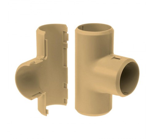 Тройник разборный сосна д25 (30шт/300шт уп/кор)  PR13.0289  Промрукав